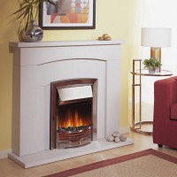 Adagio Brass Electric Fire