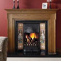 Traditional Fireplace - Art Nouveau